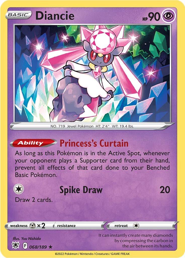 Diancie (068/189) [Sword & Shield: Astral Radiance] - POKÉ JEUX