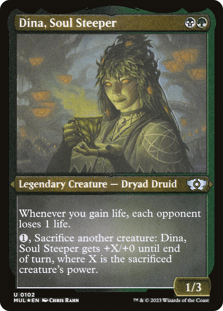 Dina, Soul Steeper (Foil Etched) [Multiverse Legends] - POKÉ JEUX