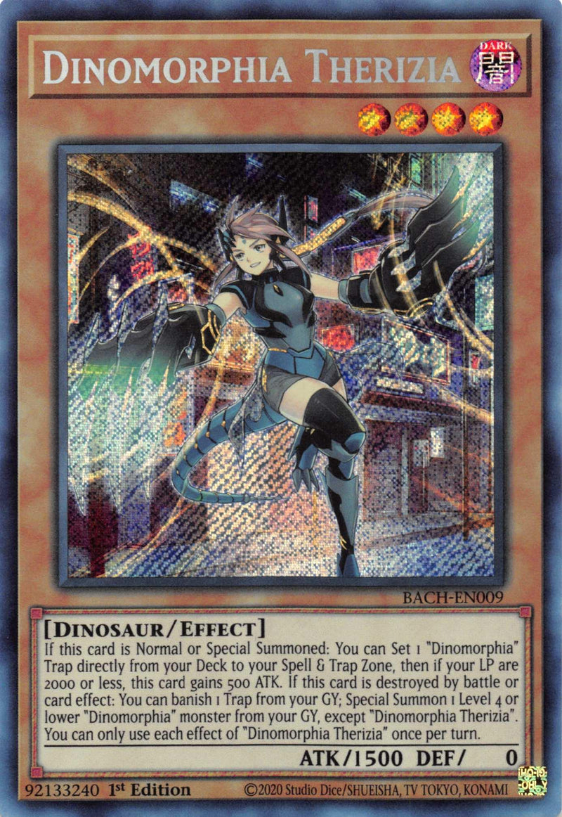 Dinomorphia Therizia [BACH-EN009] Secret Rare - POKÉ JEUX