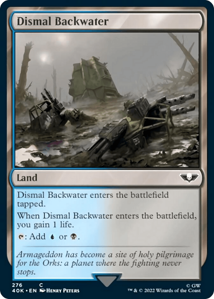 Dismal Backwater (Surge Foil) [Warhammer 40,000] - POKÉ JEUX