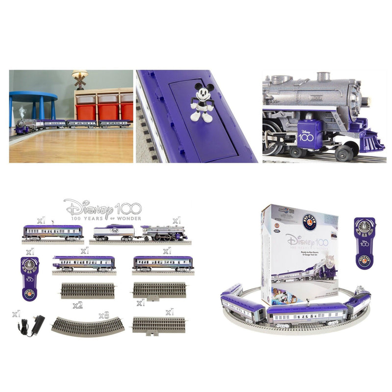 Disney 100 Years Of Wonder Ready-to-Run O-Gauge Train Set (Bluetooth 5.0) - POKÉ JEUX