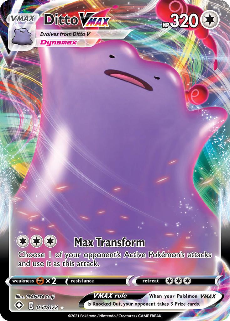 Ditto VMAX (051/072) [Sword & Shield: Shining Fates] - POKÉ JEUX