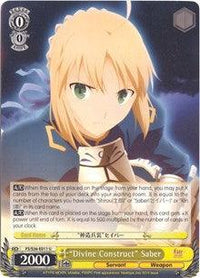 "Divine Construct" Saber (FS/S36-E011 U) [Fate/Stay Night [Unlimited Blade Works] Vol. II] - POKÉ JEUX