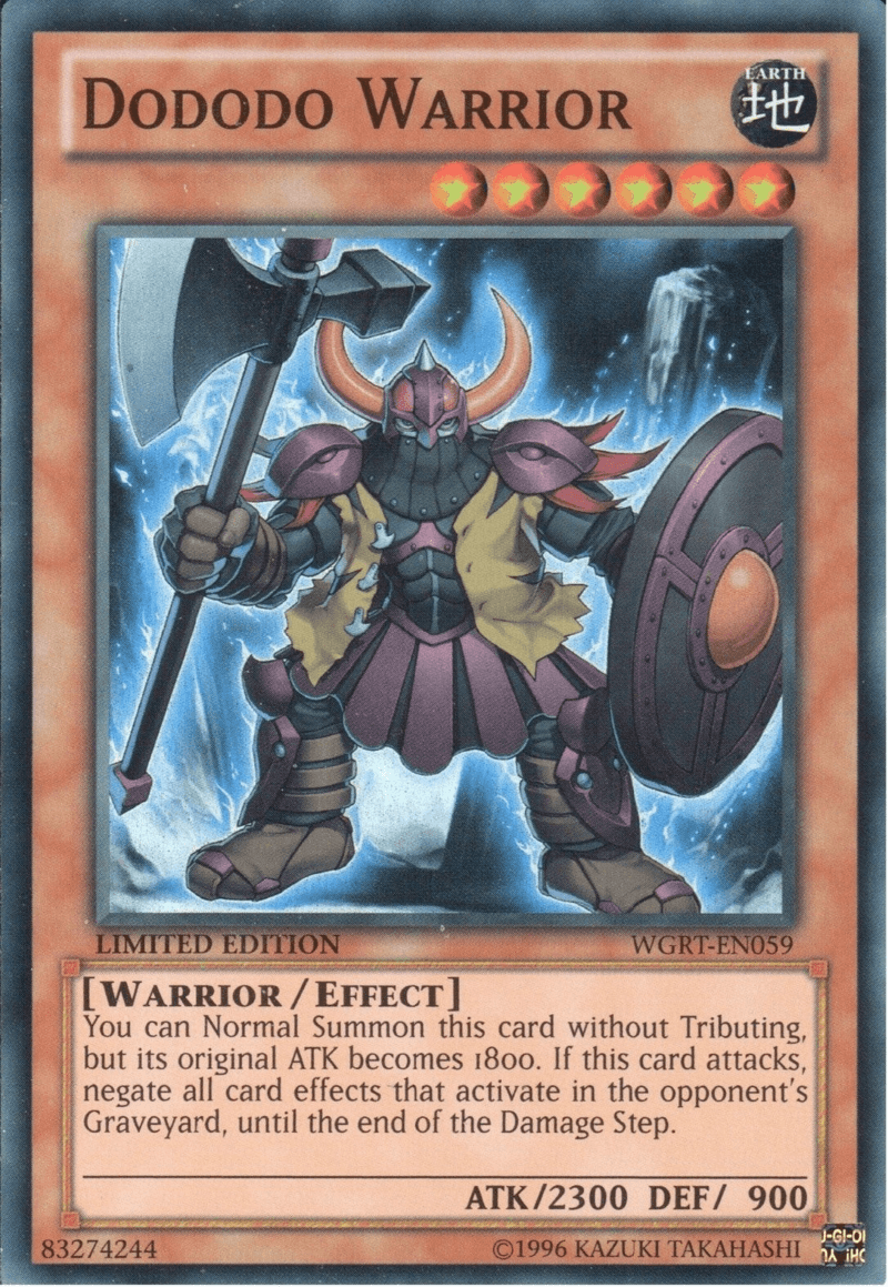 Dododo Warrior [WGRT-EN059] Super Rare - POKÉ JEUX