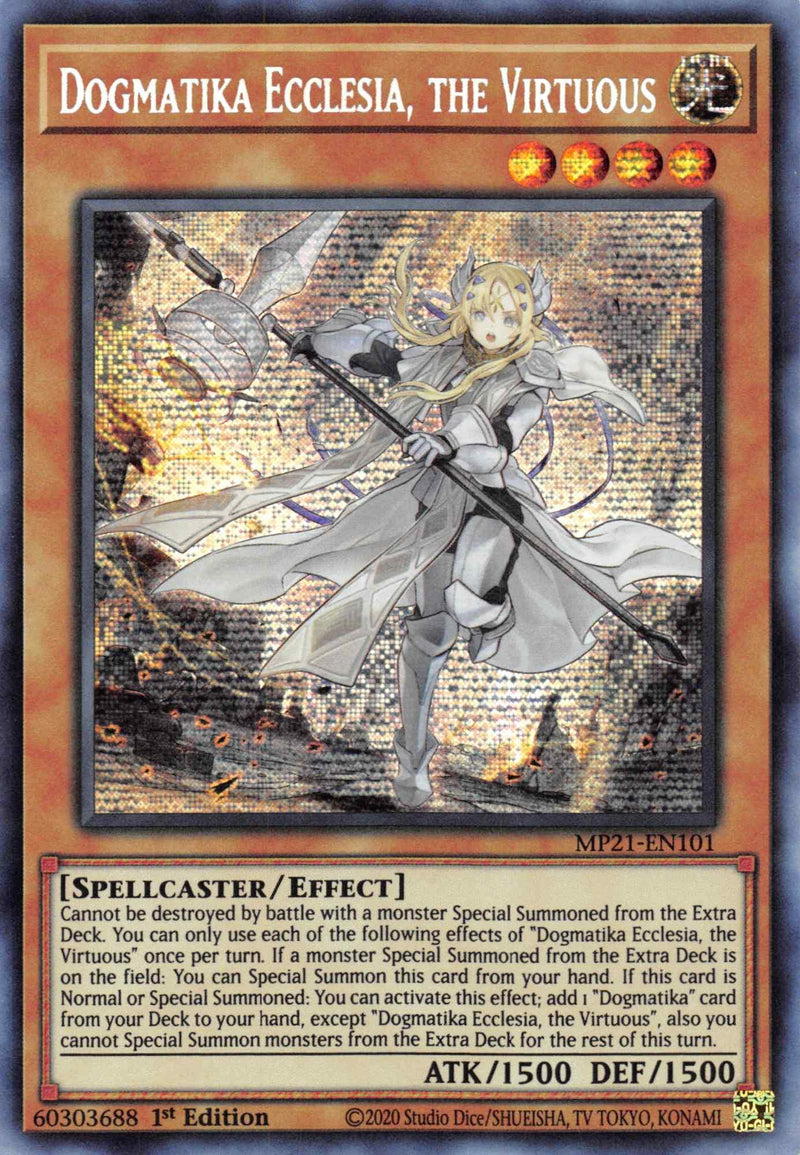 Dogmatika Ecclesia, the Virtuous [MP21-EN101] Prismatic Secret Rare - POKÉ JEUX