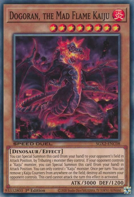 Dogoran, the Mad Flame Kaiju [SGX2-ENC08] Secret Rare - POKÉ JEUX