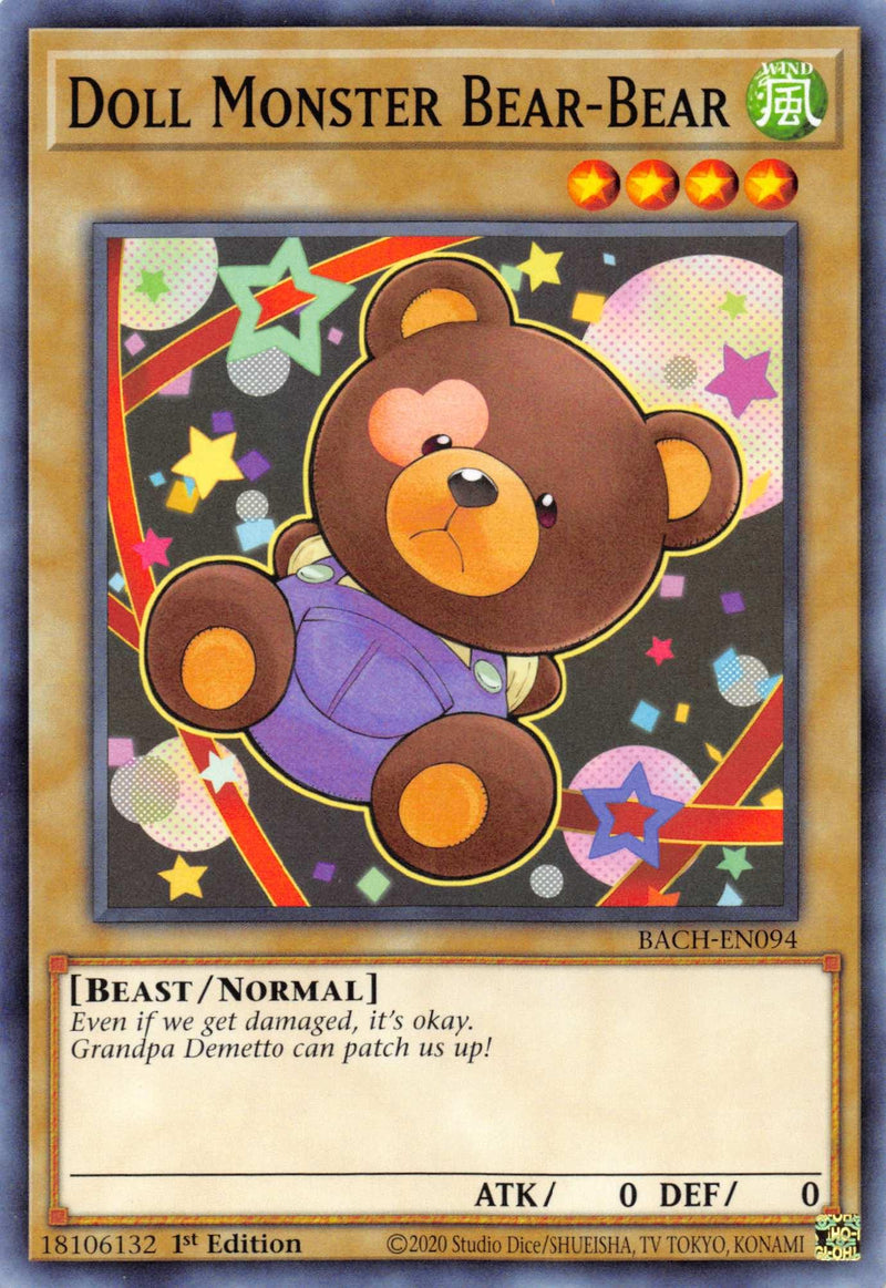 Doll Monster Bear-Bear [BACH-EN094] Common - POKÉ JEUX