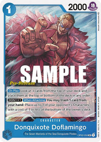 Donquixote Doflamingo [Paramount War Pre-Release Cards] - POKÉ JEUX