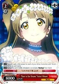 "Door to Our Dreams" Kotori Minami (LL/W34-E046 U) [Love Live! Vol. 2] - POKÉ JEUX