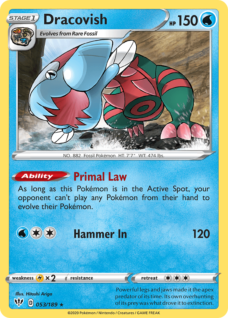 Dracovish (053/189) [Sword & Shield: Darkness Ablaze] - POKÉ JEUX