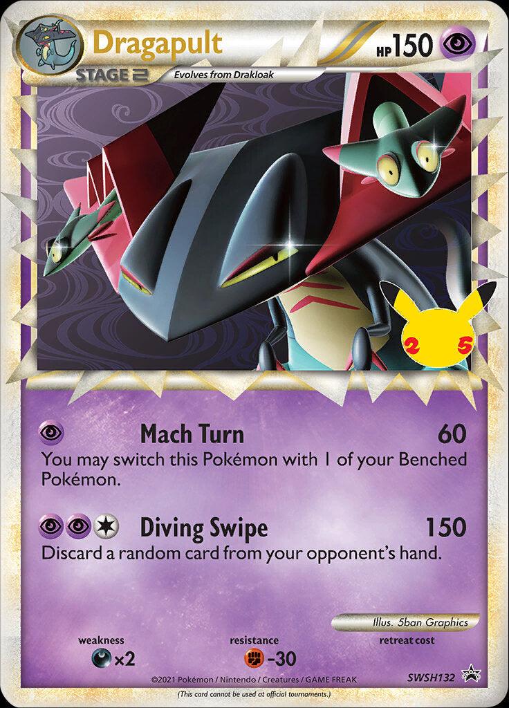 Dragapult (SWSH132) (Celebrations) [Sword & Shield: Black Star Promos] - POKÉ JEUX