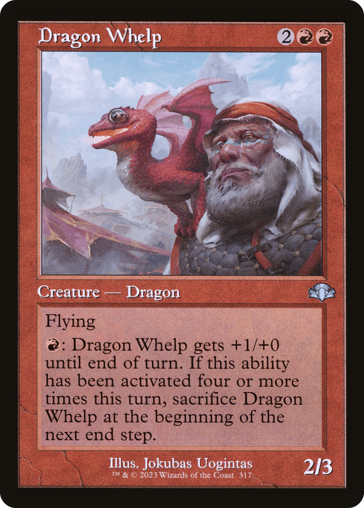 Dragon Whelp (Retro) [Dominaria Remastered] - POKÉ JEUX