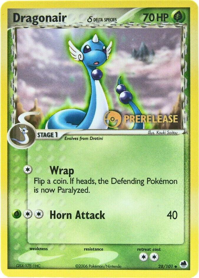 Dragonair (28/101) (Prerelease) [EX: Dragon Frontiers] - POKÉ JEUX