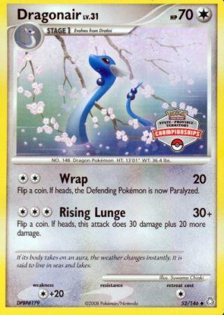 Dragonair (52/146) (State Province Territory Championship) [Diamond & Pearl: Legends Awakened] - POKÉ JEUX