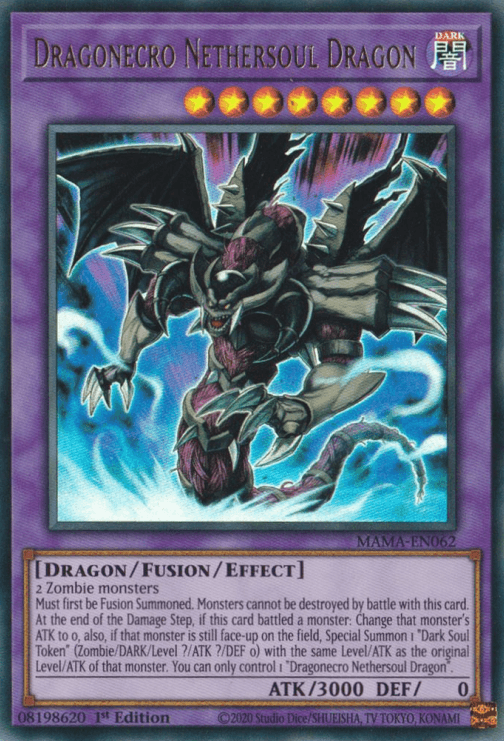 Dragonecro Nethersoul Dragon [MAMA-EN062] Ultra Rare - POKÉ JEUX