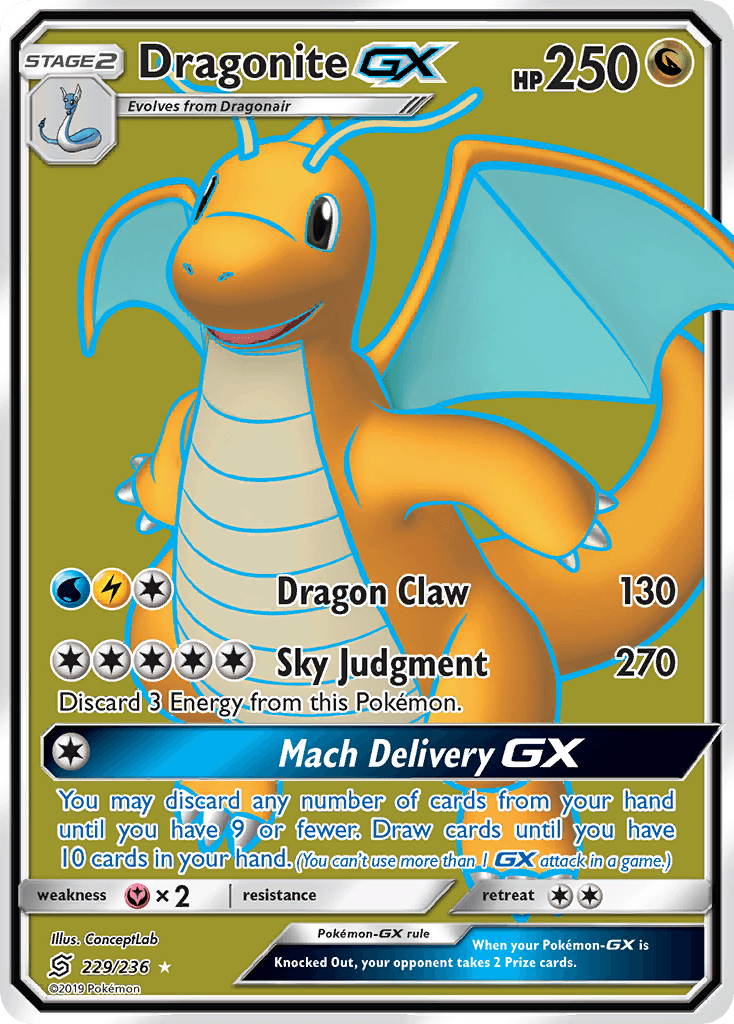 Dragonite GX (229/236) [Sun & Moon: Unified Minds] - POKÉ JEUX