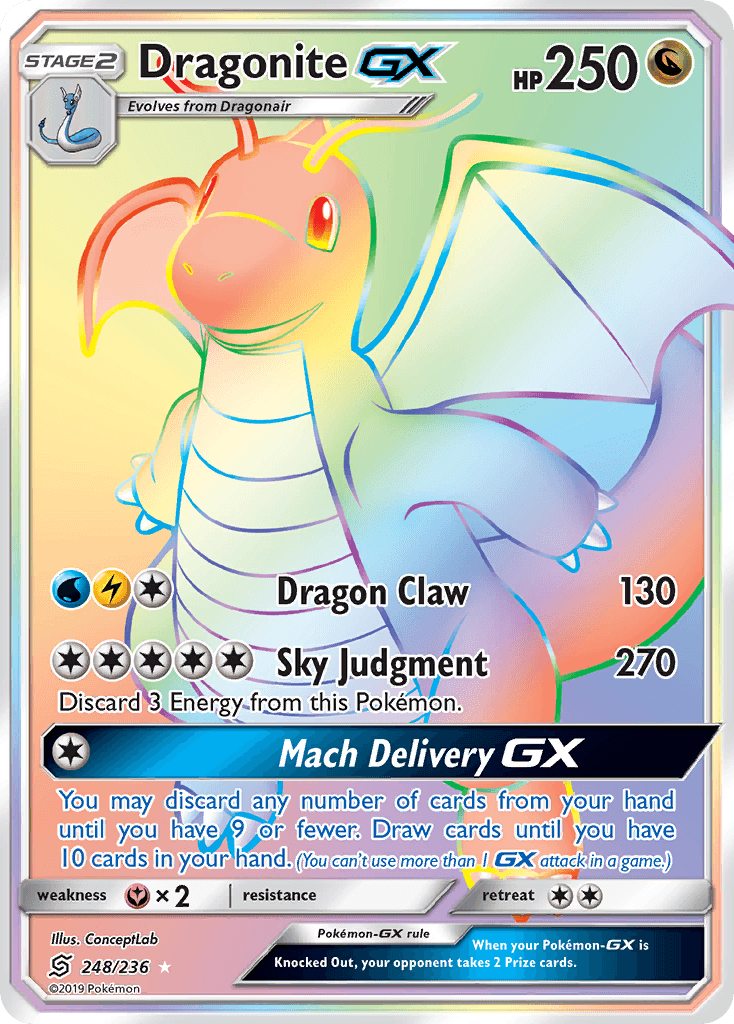 Dragonite GX (248/236) [Sun & Moon: Unified Minds] - POKÉ JEUX