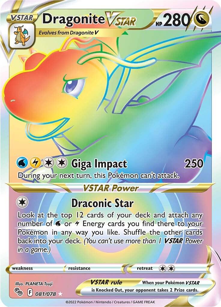 Dragonite VSTAR (081/078) [Pokémon GO] - POKÉ JEUX