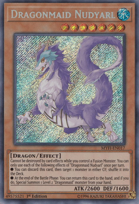 Dragonmaid Nudyarl [MYFI-EN017] Secret Rare - POKÉ JEUX