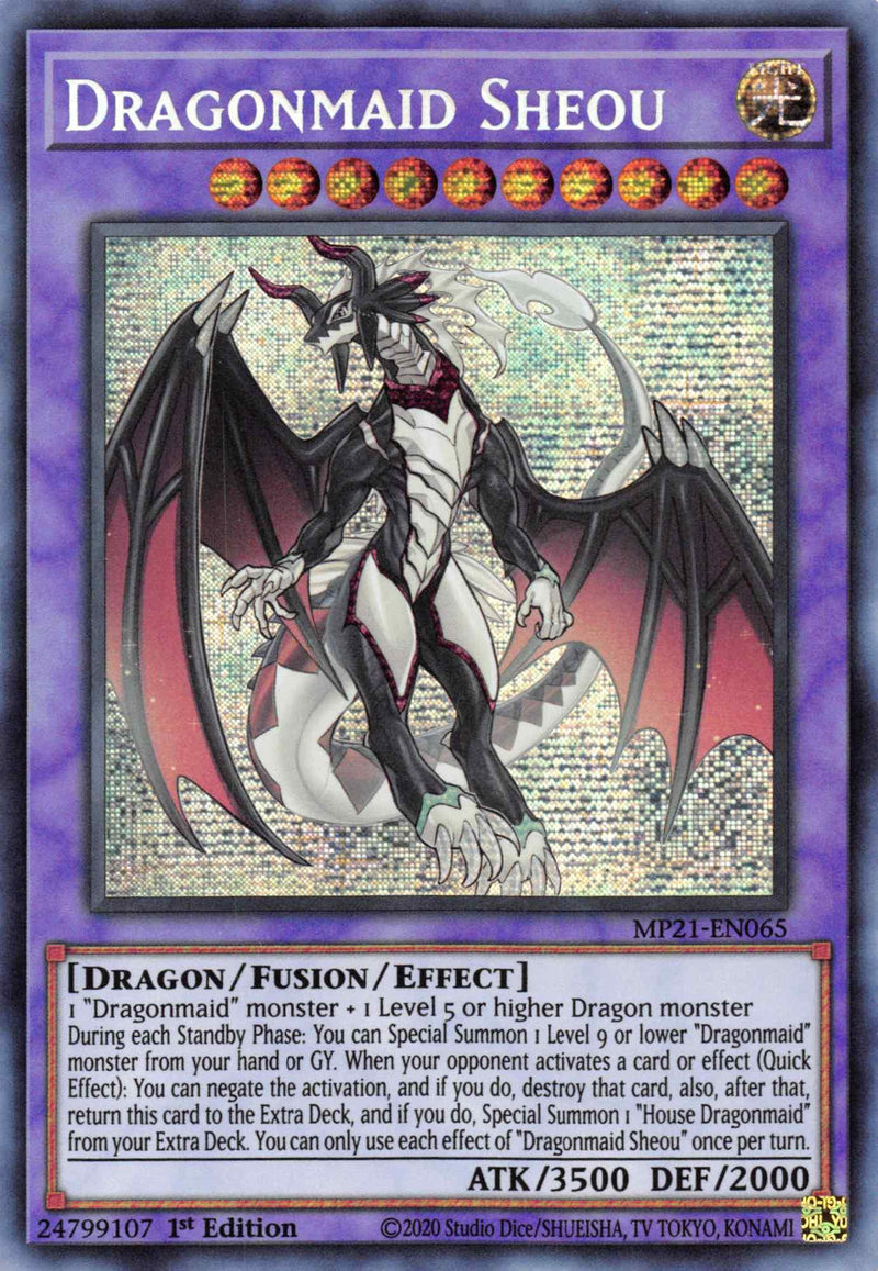 Dragonmaid Sheou [MP21-EN065] Prismatic Secret Rare - POKÉ JEUX