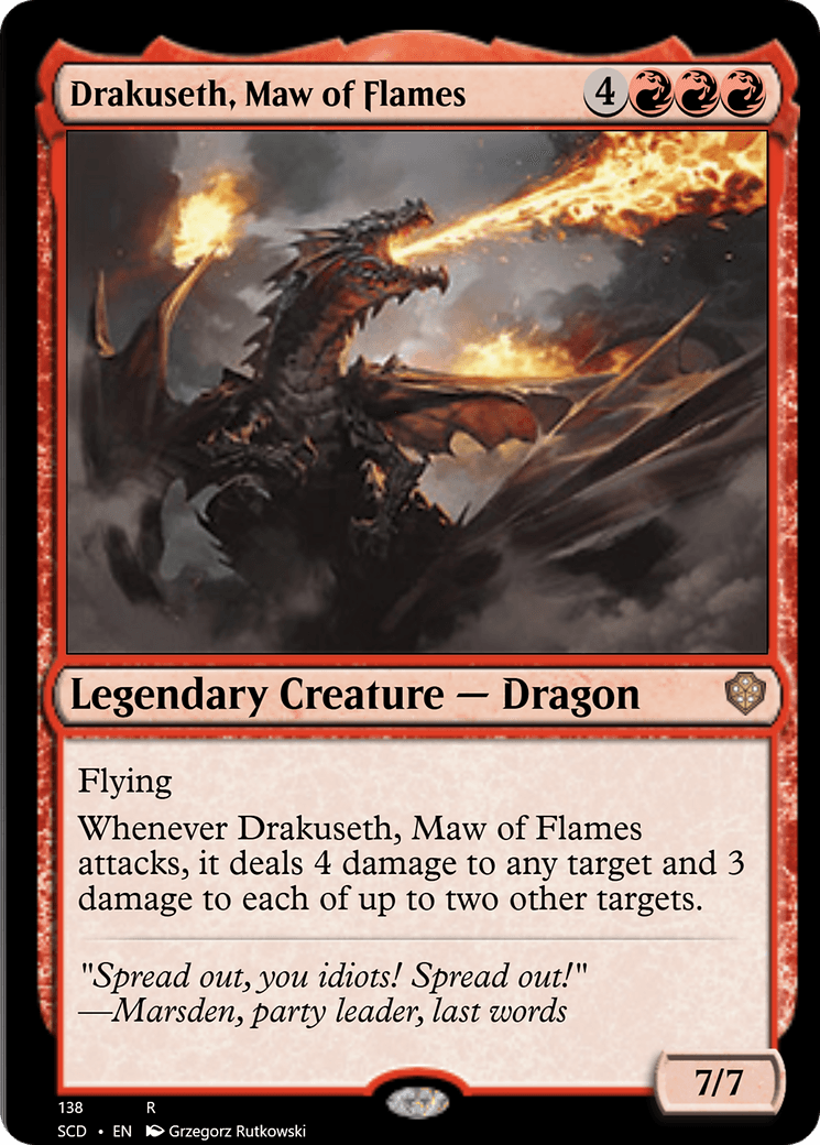 Drakuseth, Maw of Flames [Starter Commander Decks] - POKÉ JEUX