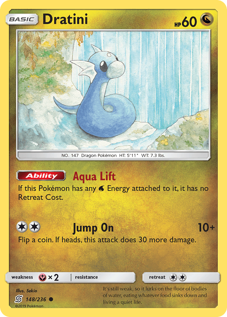 Dratini (148/236) [Sun & Moon: Unified Minds] - POKÉ JEUX