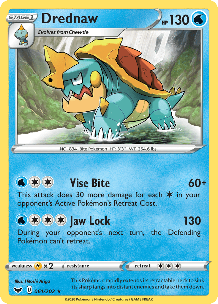 Drednaw (061/202) [Sword & Shield: Base Set] - POKÉ JEUX