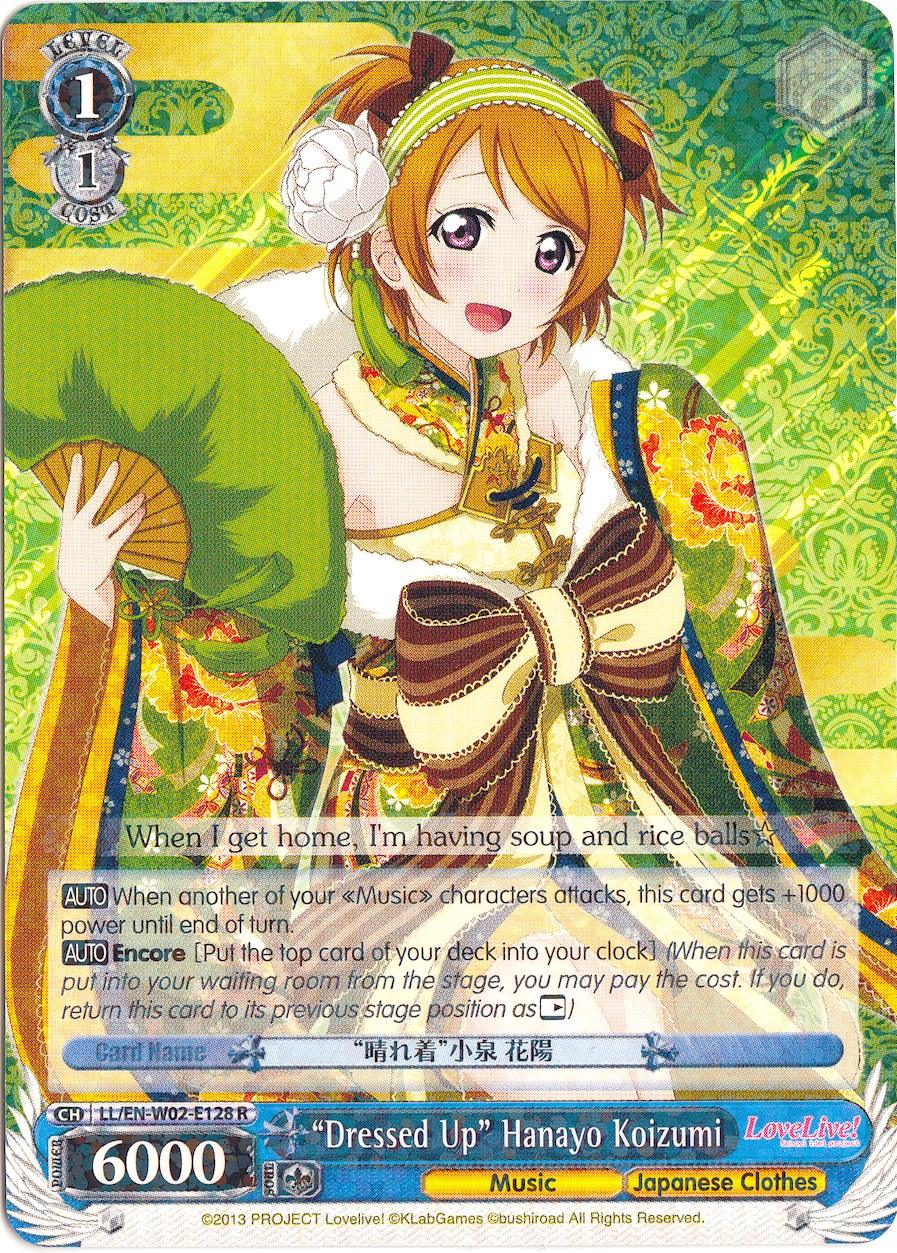 "Dressed Up" Hanayo Koizumi (LL/EN-W02-E128 R) [Love Live! DX Vol.2] - POKÉ JEUX