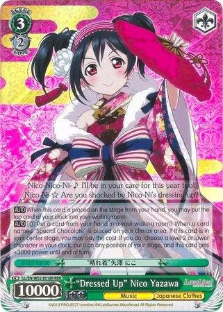 "Dressed Up" Nico Yazawa (LL/EN-W02-E018R RRR) [Love Live! DX Vol.2] - POKÉ JEUX