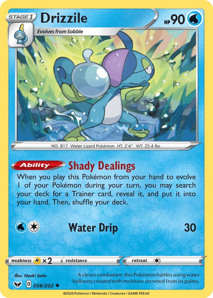 Drizzile (056/202) [Sword & Shield: Base Set] - POKÉ JEUX