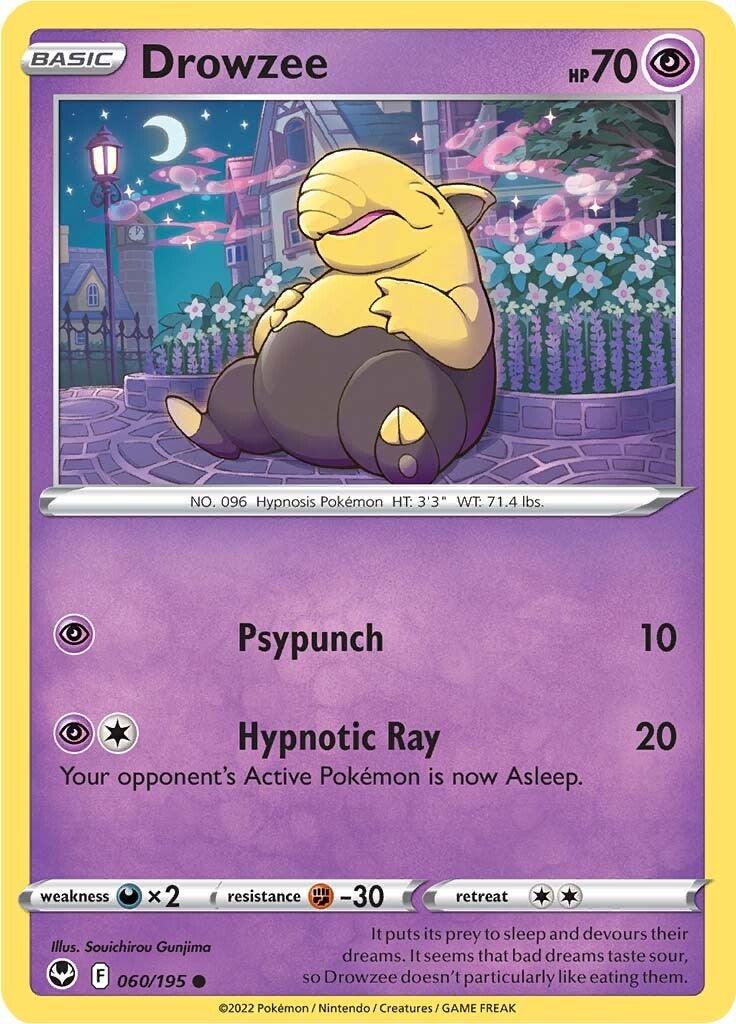 Drowzee (060/195) [Sword & Shield: Silver Tempest] - POKÉ JEUX