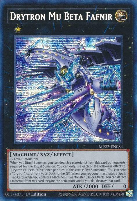 Drytron Mu Beta Fafnir [MP22-EN084] Prismatic Secret Rare - POKÉ JEUX