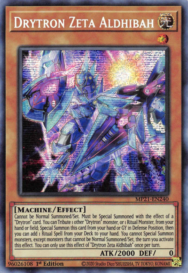 Drytron Zeta Aldhibah [MP21-EN240] Prismatic Secret Rare - POKÉ JEUX