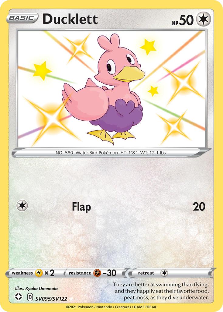 Ducklett (SV095/SV122) [Sword & Shield: Shining Fates] - POKÉ JEUX