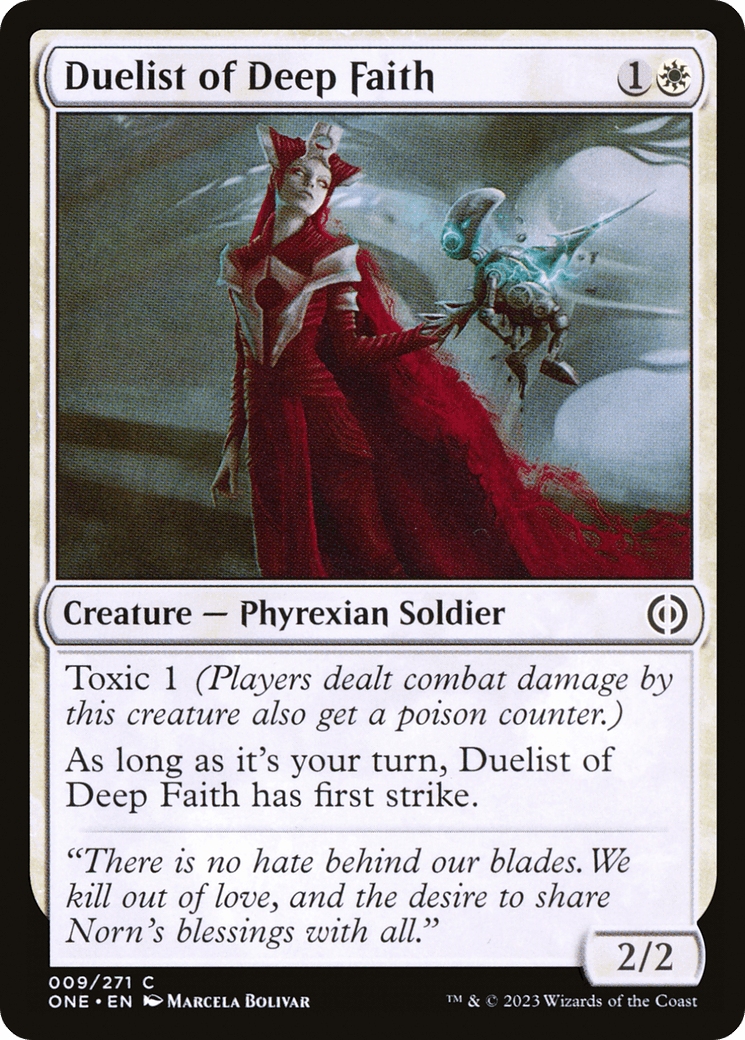 Duelist of Deep Faith [Phyrexia: All Will Be One] - POKÉ JEUX