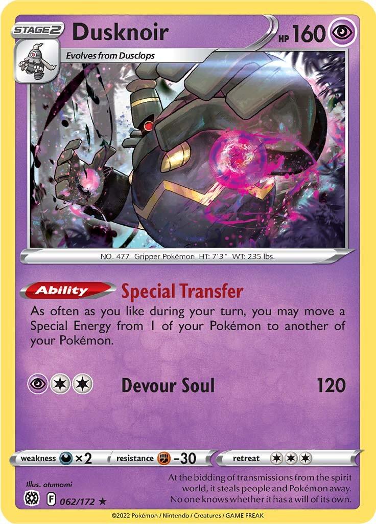 Dusknoir (062/172) [Sword & Shield: Brilliant Stars] - POKÉ JEUX