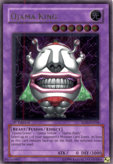 Ojama King [SOD-EN034] Ultimate Rare - POKÉ JEUX