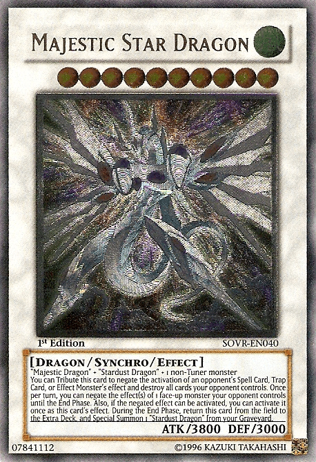 Majestic Star Dragon [SOVR-EN040] Ultimate Rare - POKÉ JEUX