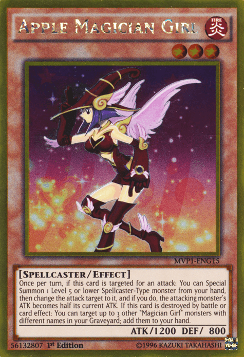 Apple Magician Girl [MVP1-ENG15] Gold Rare - POKÉ JEUX