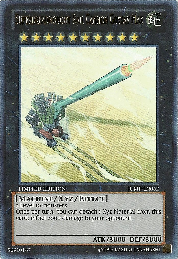 Superdreadnought Rail Cannon Gustav Max [JUMP-EN062] Ultra Rare - POKÉ JEUX