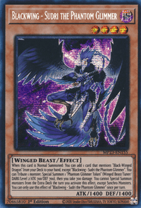 Blackwing - Sudri the Phantom Glimmer [MP23-EN155] Prismatic Secret Rare - POKÉ JEUX