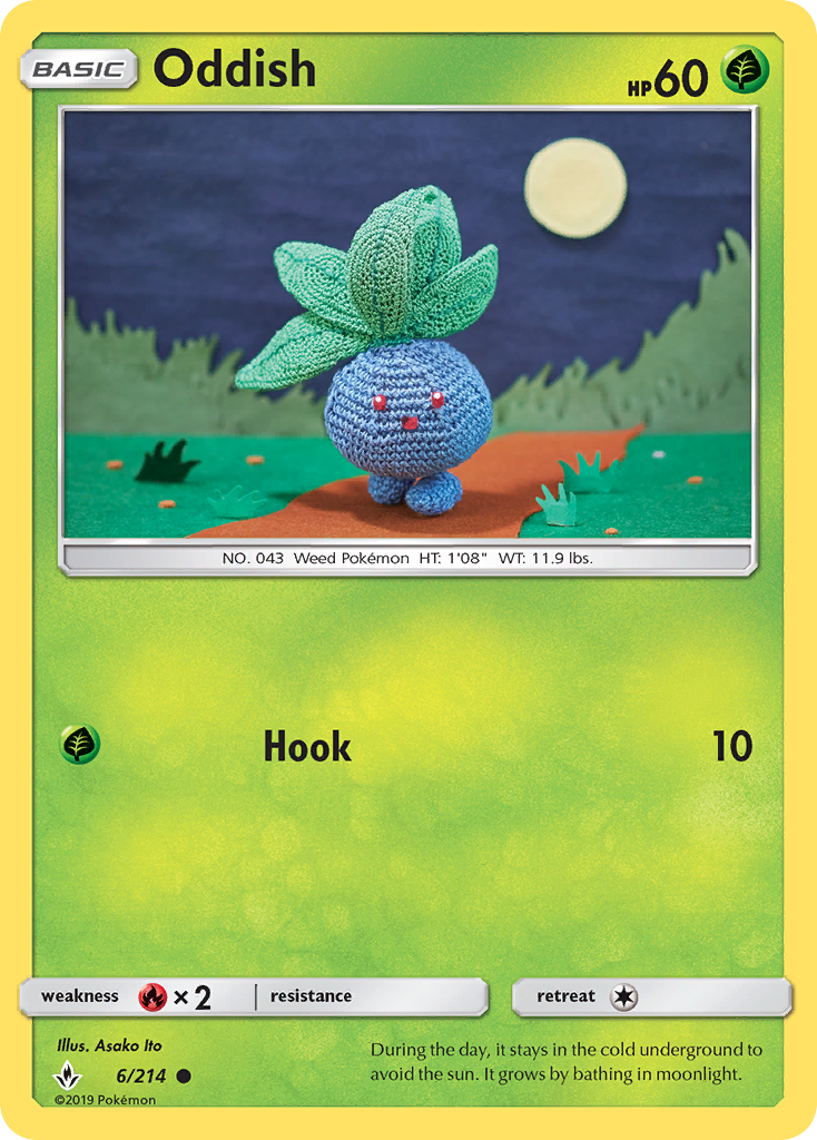 Oddish (6/214) [Sun & Moon: Unbroken Bonds]