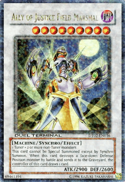 Ally of Justice Field Marshal [DT02-EN036] Ultra Rare - POKÉ JEUX