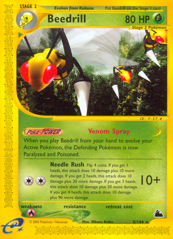 Beedrill (5/144) [Skyridge]