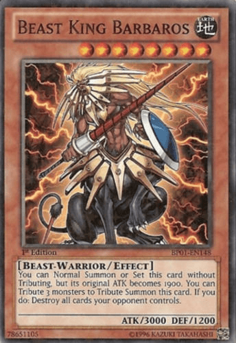 Beast King Barbaros [BP01-EN148] Starfoil Rare - POKÉ JEUX