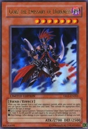 Gorz the Emissary of Darkness [YR01-EN003] Ultra Rare - POKÉ JEUX