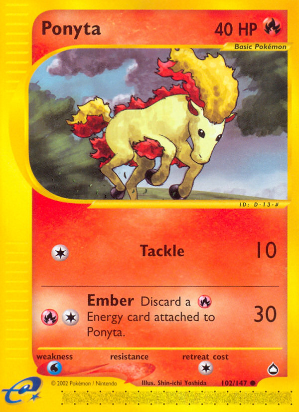 Ponyta (102/147) [Aquapolis]