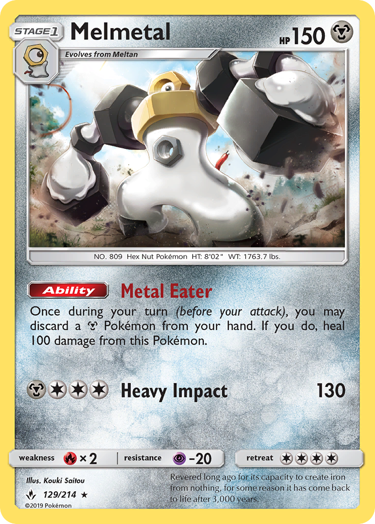 Melmetal (129/214) [Sun & Moon: Unbroken Bonds]