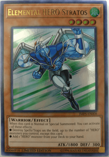 Elemental Hero Stratos [JMPS-EN008] Ultra Rare - POKÉ JEUX