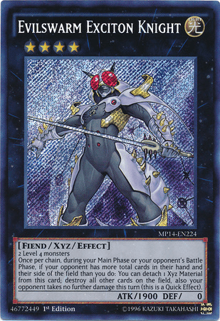 Evilswarm Exciton Knight [MP14-EN224] Secret Rare - POKÉ JEUX